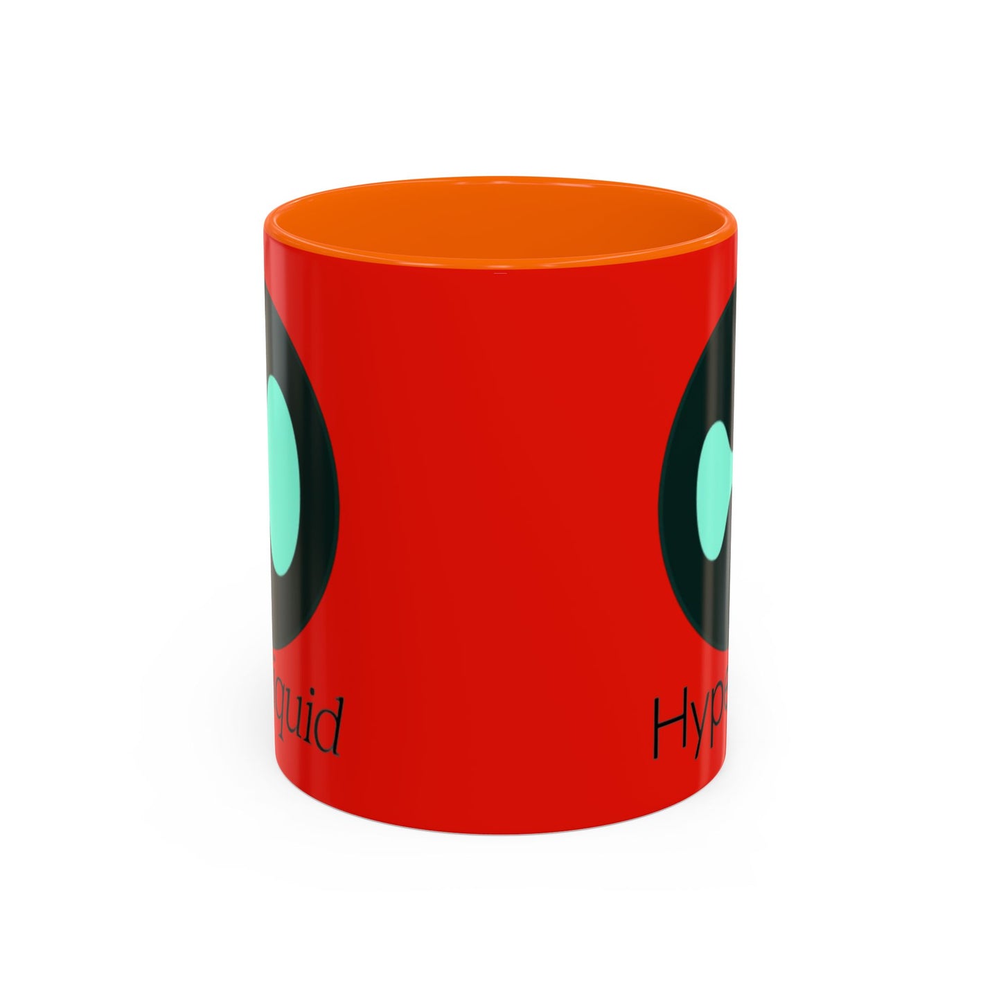 Hyperliquid Black font Red Accent Mug by cypherpunkgear.com