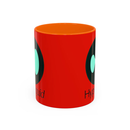 Hyperliquid Black font Red Accent Mug by cypherpunkgear.com