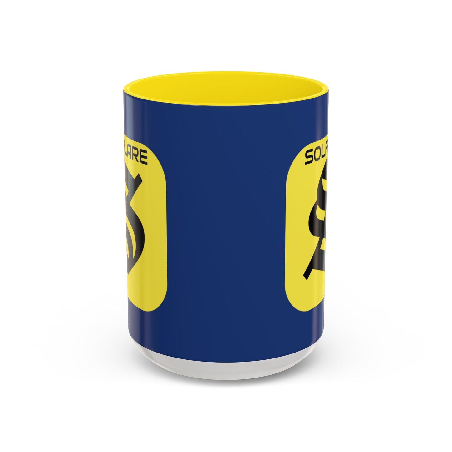 SolflareLogo Blue Accent Mug by cypherpunkgear.com