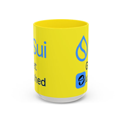 Sui: Get Slushed Yellow Accent Mug by cypherpunkgear.com