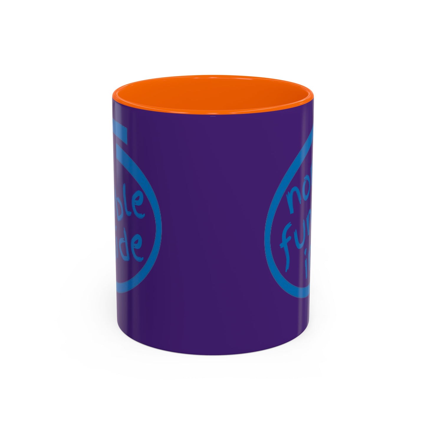 Non-Fungible Inside Purple Accent Mug by cypherpunkgear.com