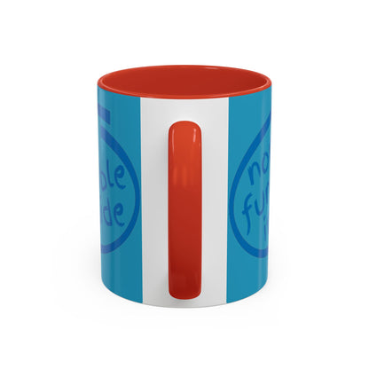 Non-Fungible Inside Turquoise Accent Mug by cypherpunkgear.com