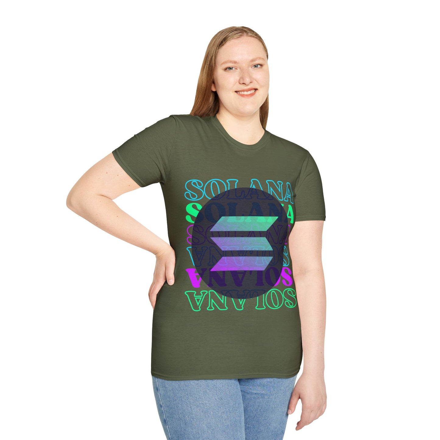 Solana, Solana, Solana (SOL) Dark colors Unisex T-Shirt by cypherpunkgear.com