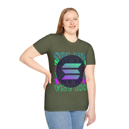 Solana, Solana, Solana (SOL) Dark colors Unisex T-Shirt by cypherpunkgear.com