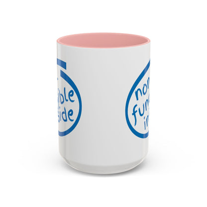Non-Fungible Inside White Accent Mug by cypherpunkgear.com