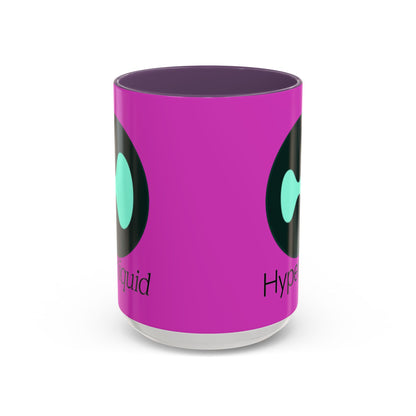 Hyperliquid Black font Pink Accent Mug by cypherpunkgear.com