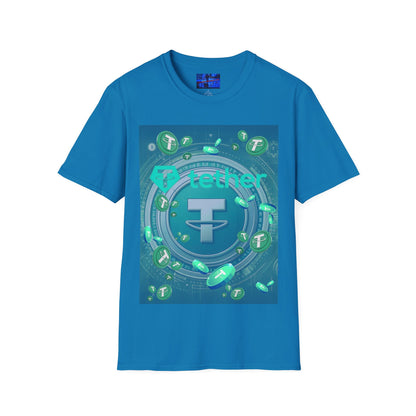 Tether DKcolors Unisex T-Shirt by cypherpunkgear.com