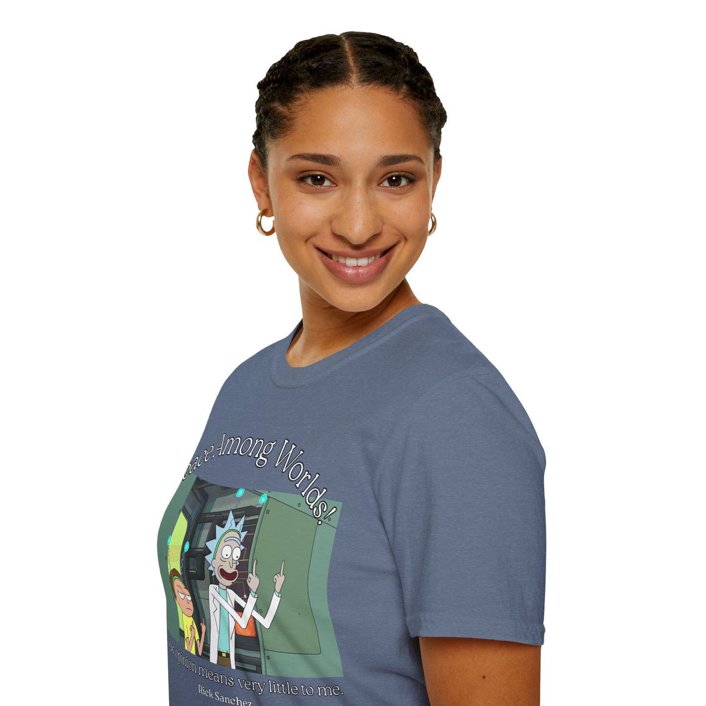Peace Among Worlds! Dark colors Unisex T-Shirt by cypherpunkgear.com