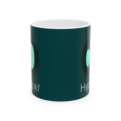 Hyperliquid White font Dark Hyperliquid Mug by cypherpunkgear.com