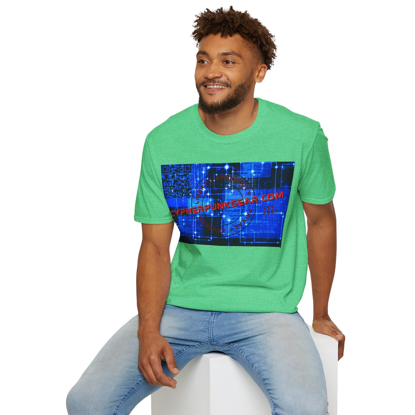 Cypherpunkgear.com logo Dark colors Unisex T-Shirt by cypherpunkgear.com