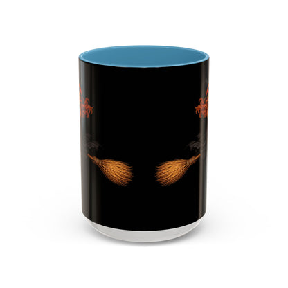 Hazel Hex Black Accent Mug by CreepyCrafts.boo