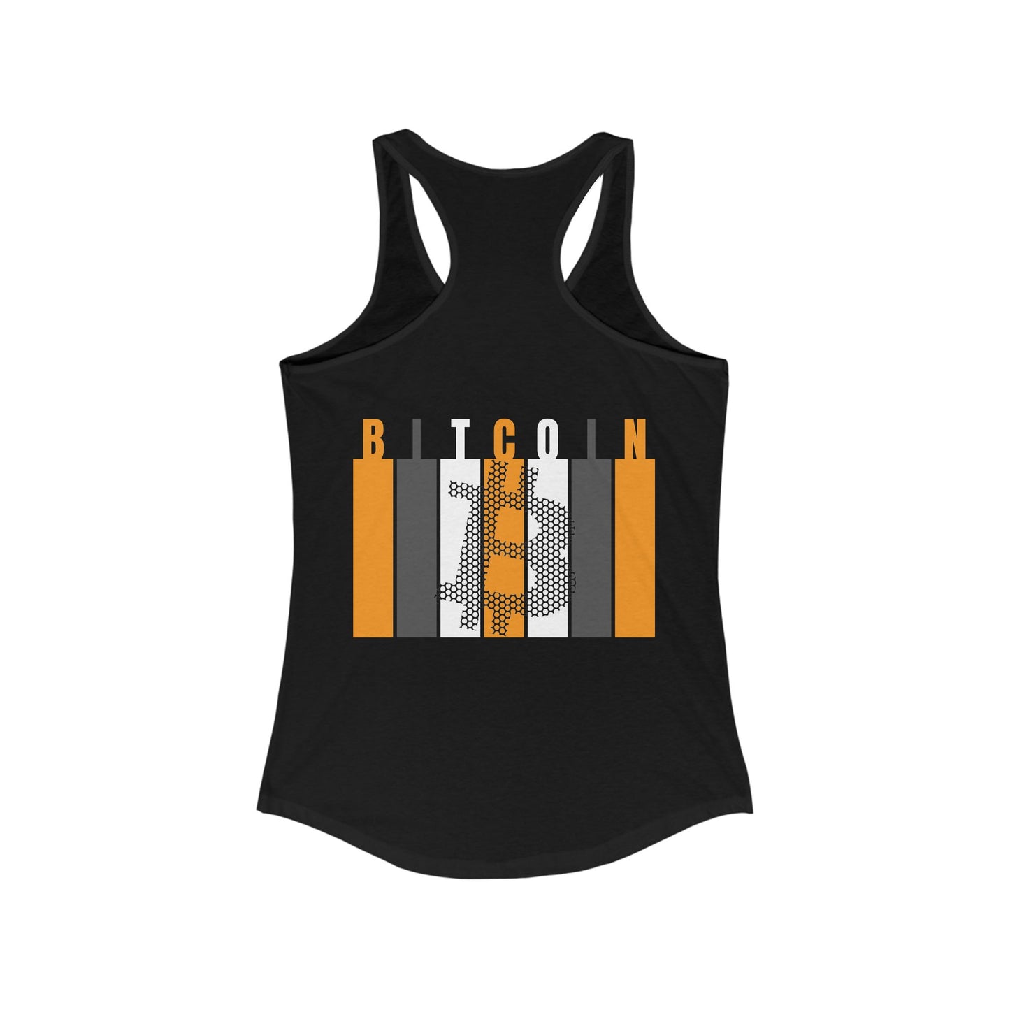 Bitcoin de 2 caras: ¡Libertad gracias a cypherpunkgear! Camiseta sin mangas ideal con espalda cruzada para mujer