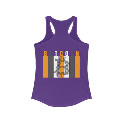 Bitcoin de 2 caras: ¡Libertad gracias a cypherpunkgear! Camiseta sin mangas ideal con espalda cruzada para mujer