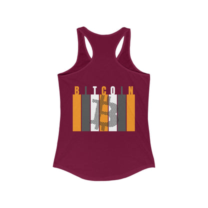 Bitcoin de 2 caras: ¡Libertad gracias a cypherpunkgear! Camiseta sin mangas ideal con espalda cruzada para mujer