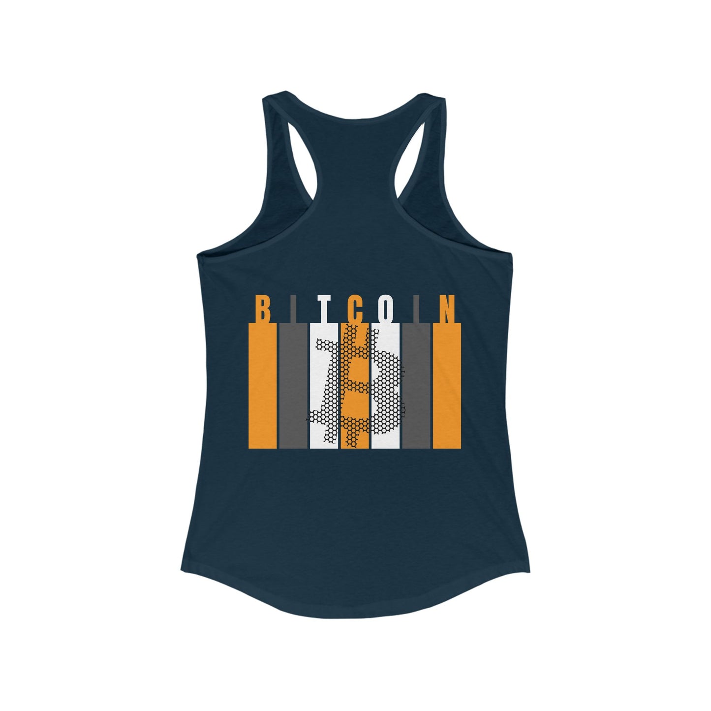 Bitcoin de 2 caras: ¡Libertad gracias a cypherpunkgear! Camiseta sin mangas ideal con espalda cruzada para mujer