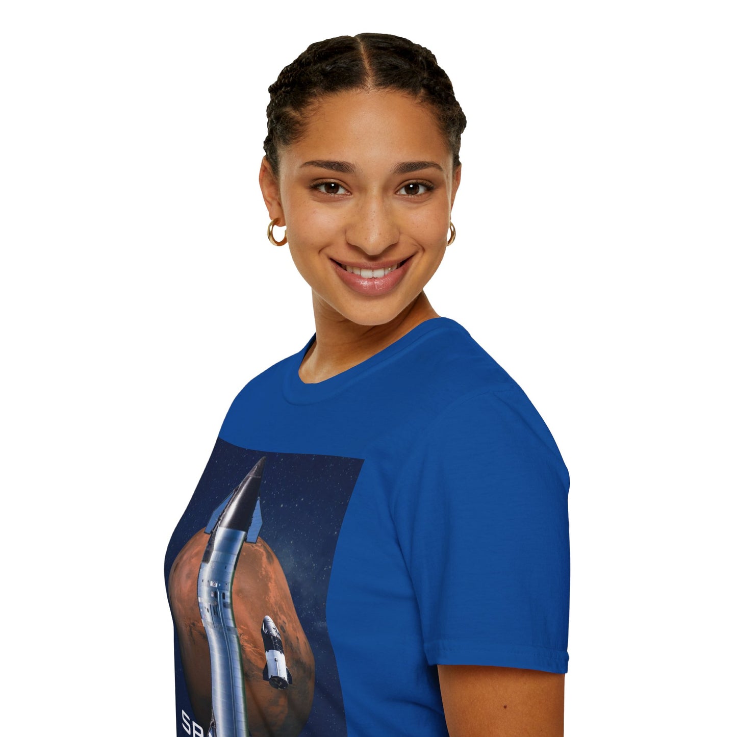 SpaceX Mars Unisex T-Shirt by cypherpunkgear.com