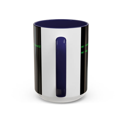 Sometimes I talk to myself - me: omg...same Black Accent Mug by cypherpunkgear.com