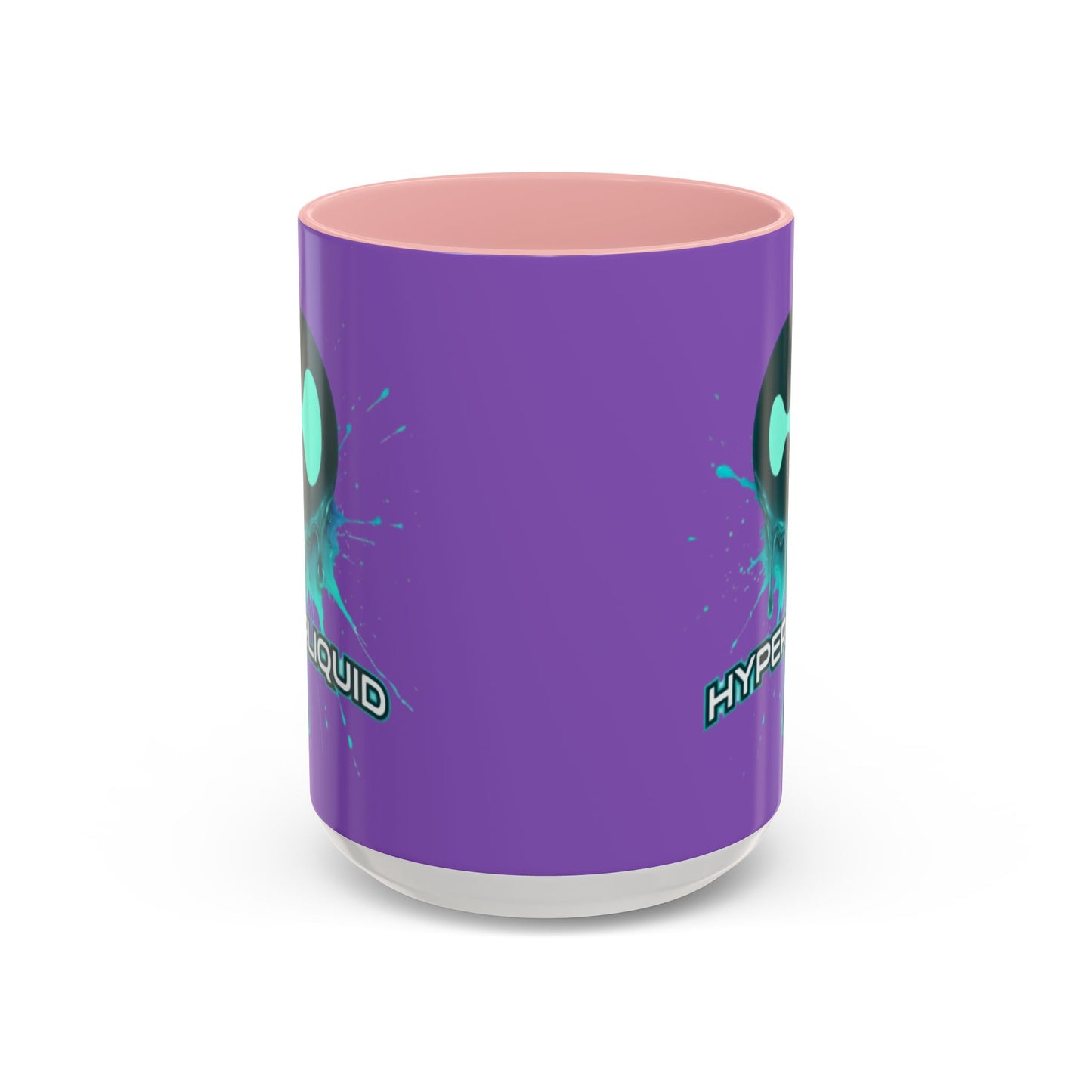 HYPE Drip Light Purple Accent Mug by cypherpunkgear.com