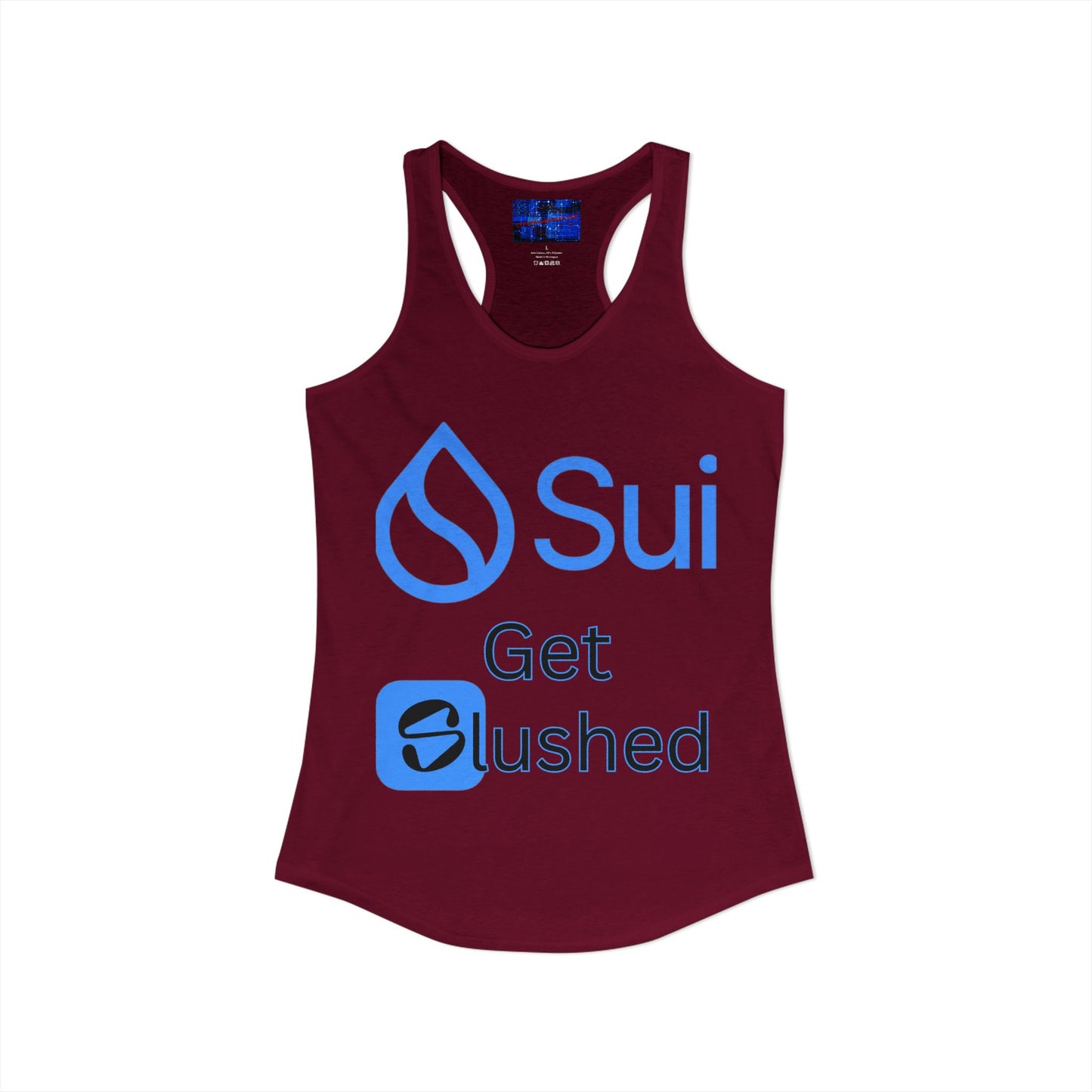 Sui: Get Slushed Women's Racerback Tank Top by cypherpunkgear.com