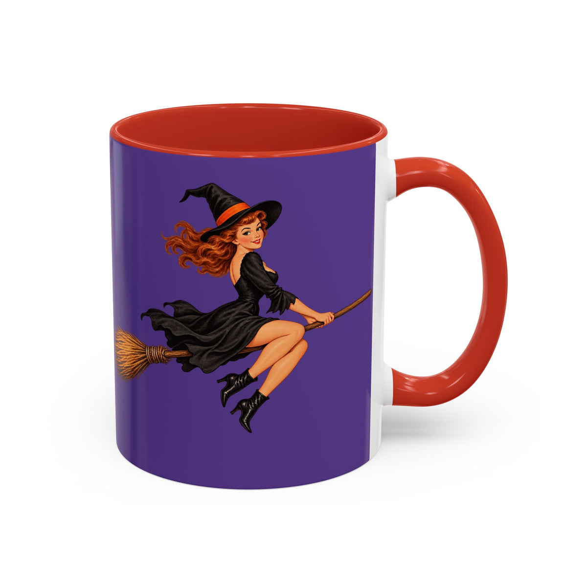 Hazel Hex Purple Accent Mug by CreepyCrafts.boo