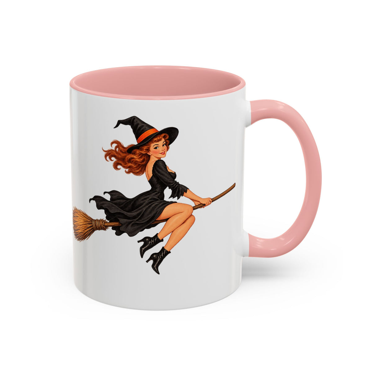Hazel Hex White Accent Mug by CreepyCrafts.boo