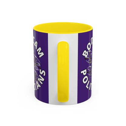 Bodycam the Politicians Drone Purple Accent Mug by cypherpunkgear.com