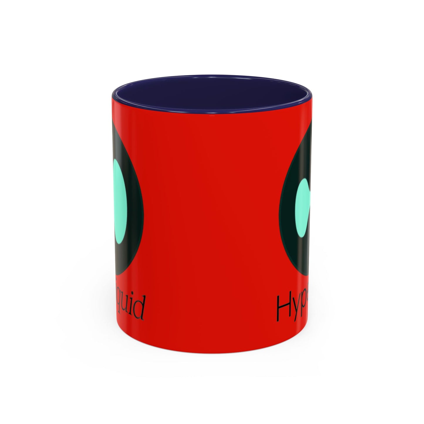 Hyperliquid Black font Red Accent Mug by cypherpunkgear.com