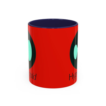 Hyperliquid Black font Red Accent Mug by cypherpunkgear.com