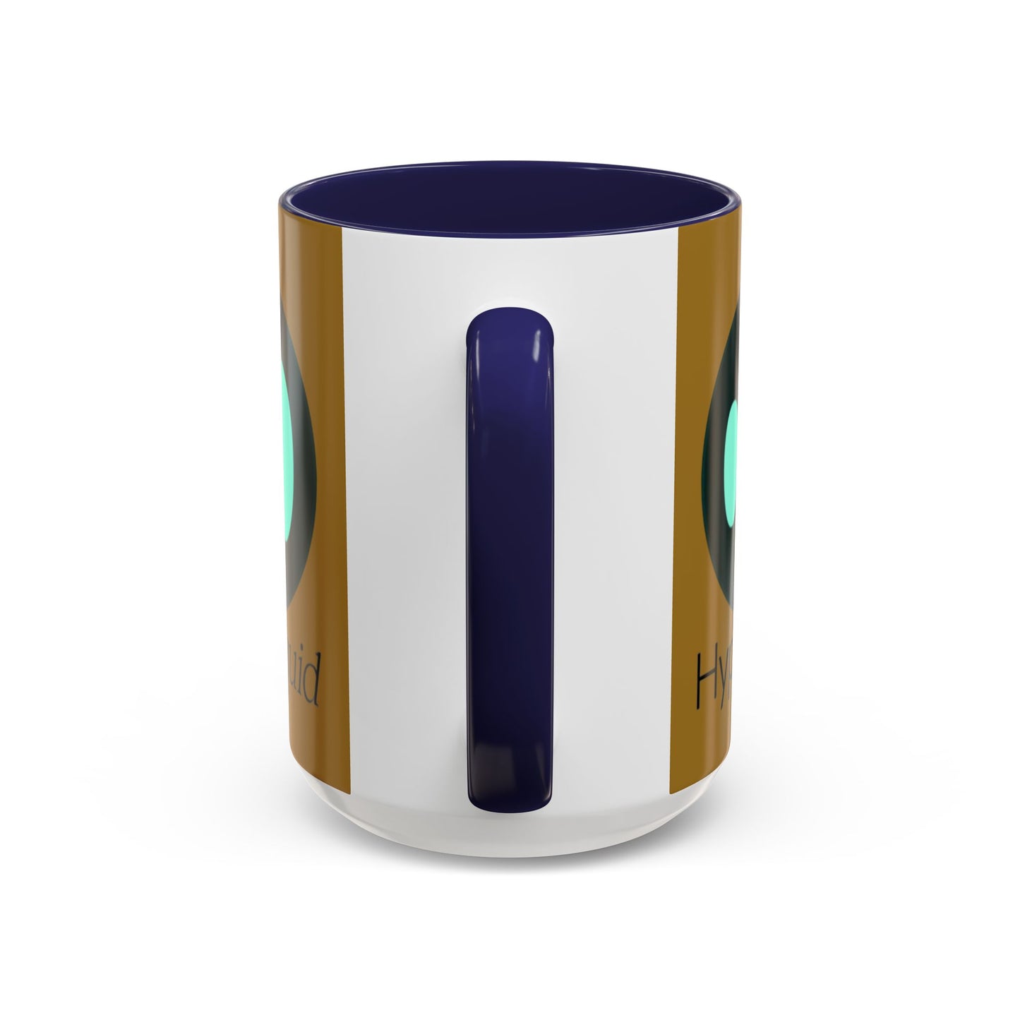 Hyperliquid Black font Brown Accent Mug by cypherpunkgear.com