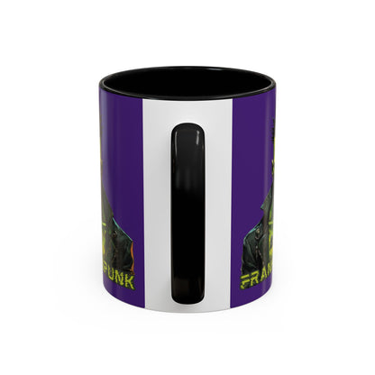 Frankenpunk Purple Accent Mug by CreepyCrafts.boo