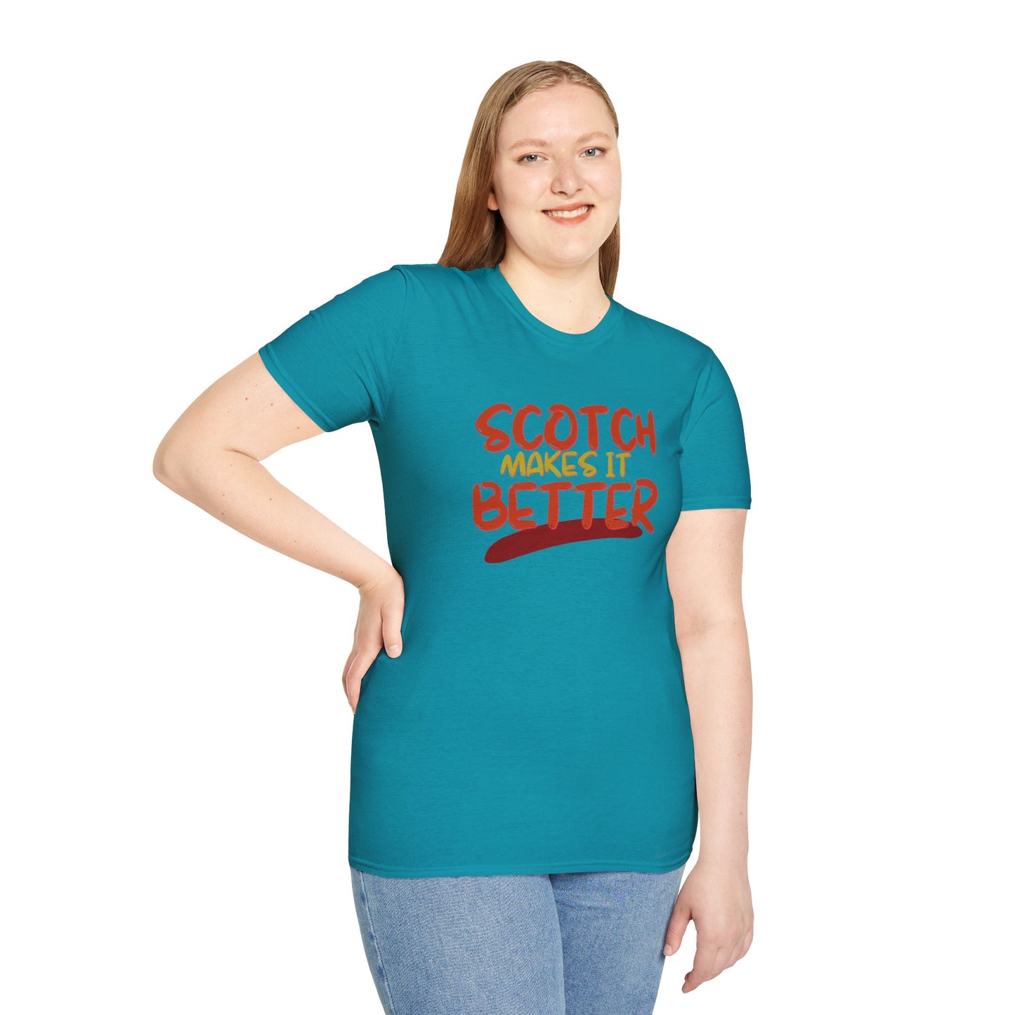 Scotch makes it better DKcolors Unisex T-Shirt by cypherpunkgear.com