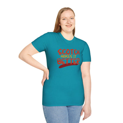 Scotch makes it better DKcolors Unisex T-Shirt by cypherpunkgear.com