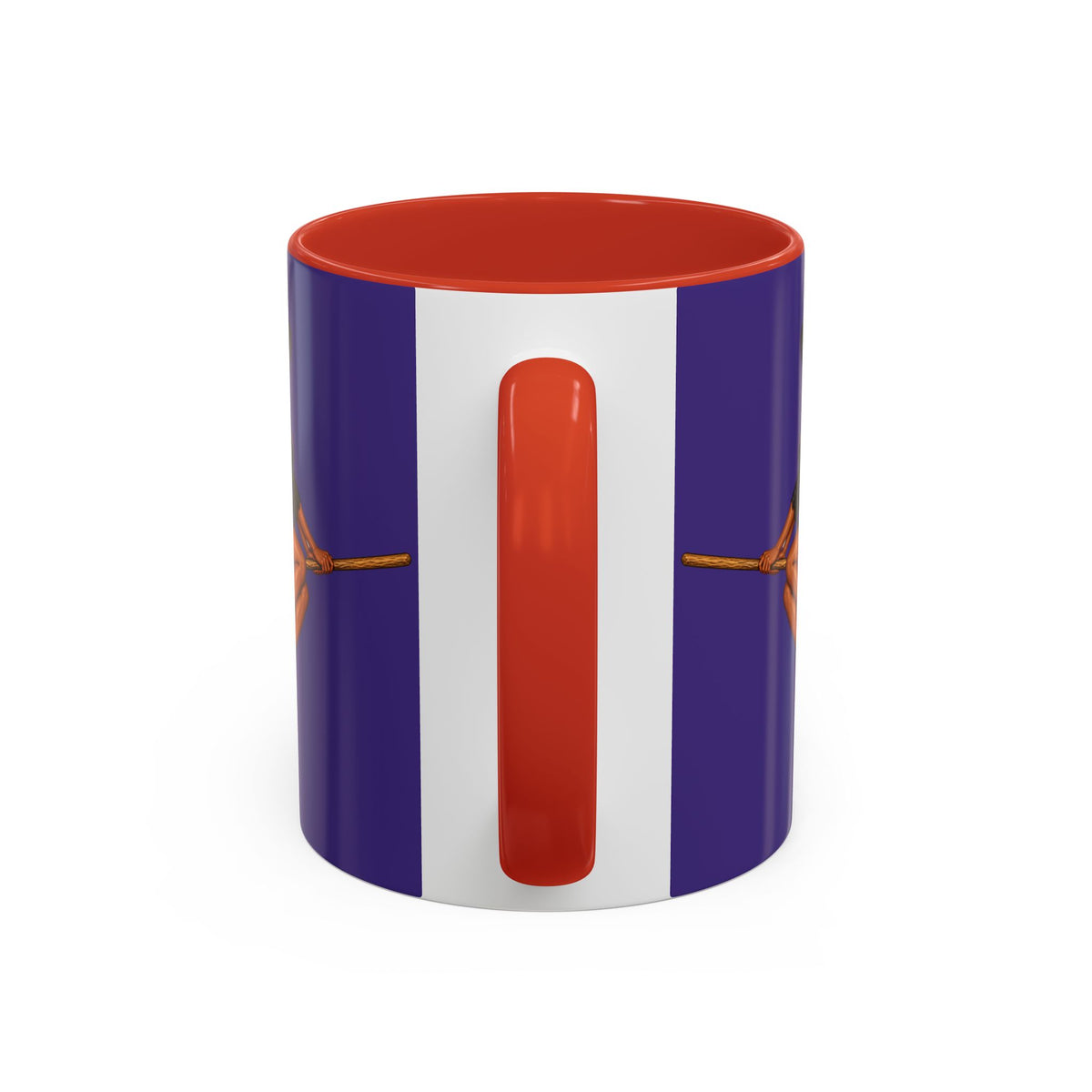Velvet Vex Purple Accent Mug by CreepyCrafts.boo