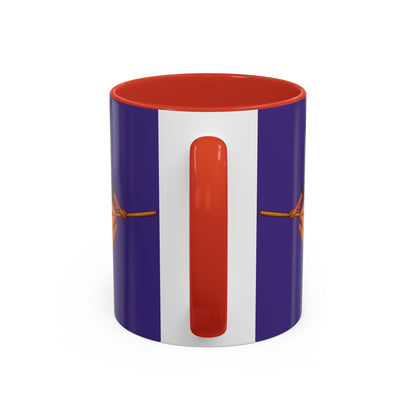 Velvet Vex Purple Accent Mug by CreepyCrafts.boo