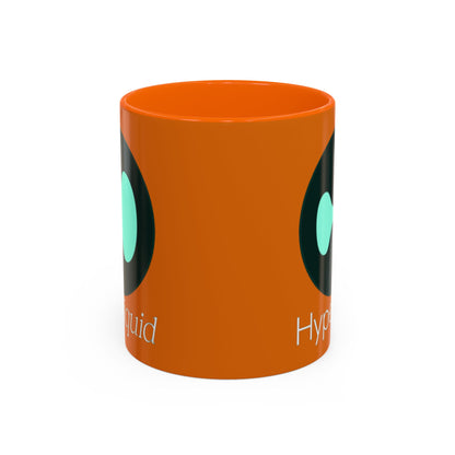 Hyperliquid White font Orange Accent Mug by cypherpunkgear.com