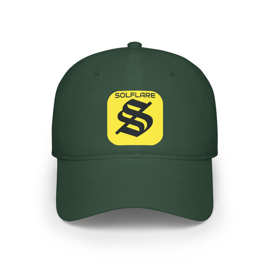 SolflareLogo Low Profile Baseball Cap by cypherpunkgear.com
