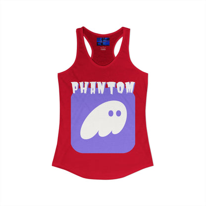 Phantom Hot Wallet Women's Racerback Tank Top by cypherpunkgear.com