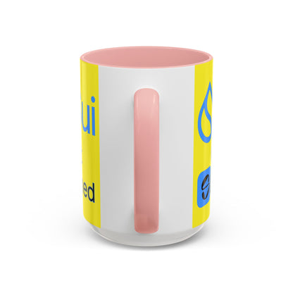 Sui: Get Slushed Yellow Accent Mug by cypherpunkgear.com