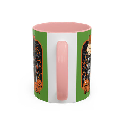 Spooktacular Skeletons of Halloween Accent Mug by CreepyCrafts.boo