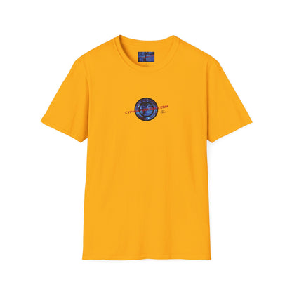 2-sided, cypherpunkgear.com logo Light colors Unisex T-Shirt by cypherpunkgear.com
