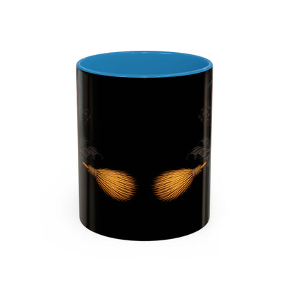 Velvet Vex Black Accent Mug by CreepyCrafts.boo