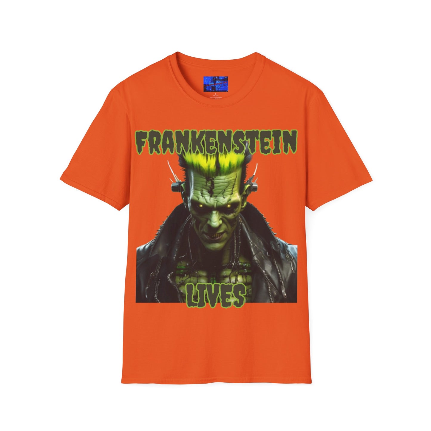 Frankenstein Lives LTcolors Unisex T-Shirt by cypherpunkgear