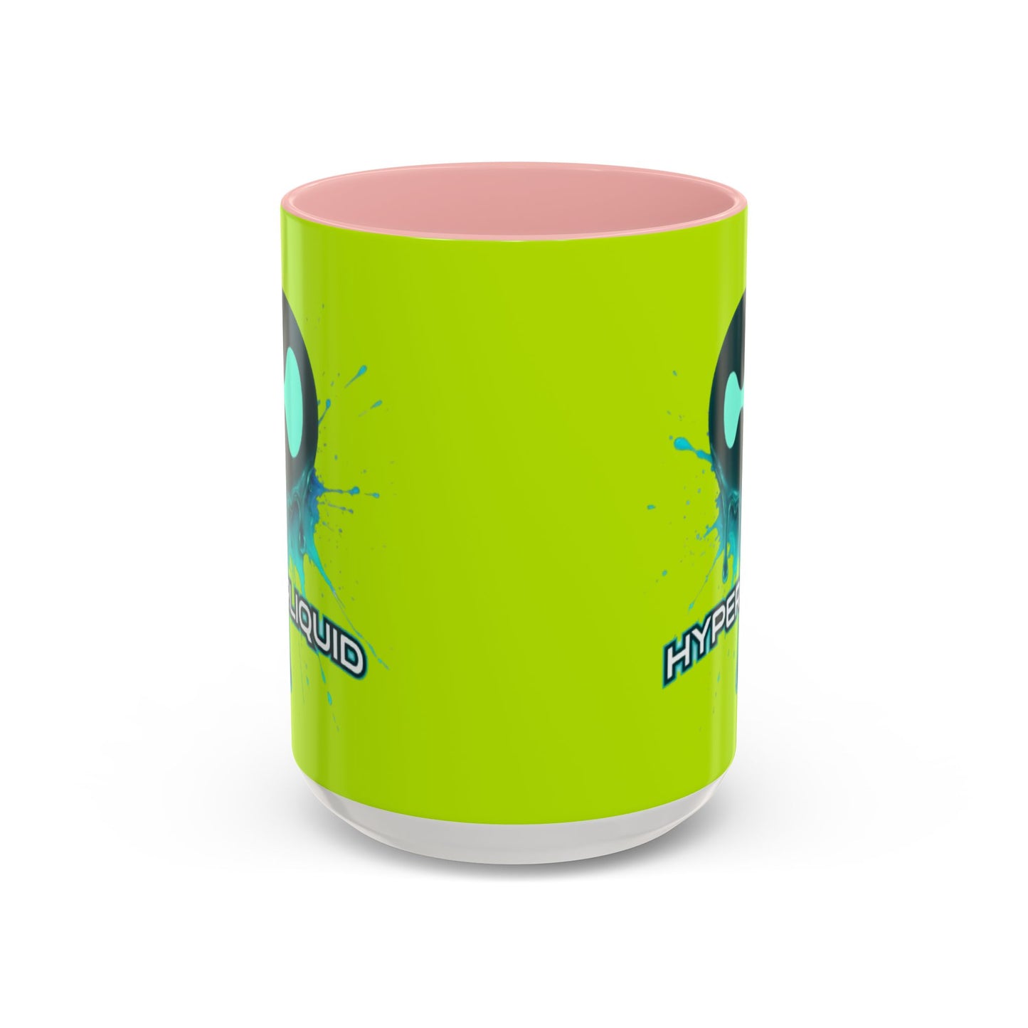 HYPE Drip Yellow Accent Mug by cypherpunkgear.com