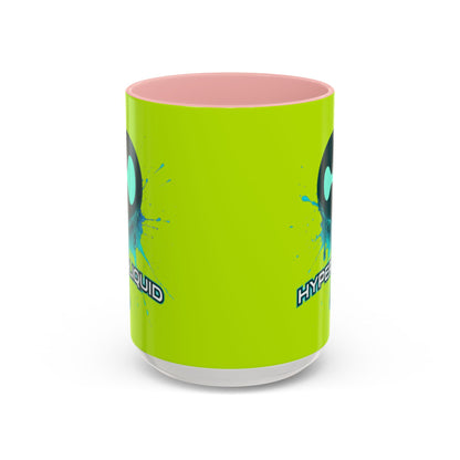 HYPE Drip Yellow Accent Mug by cypherpunkgear.com