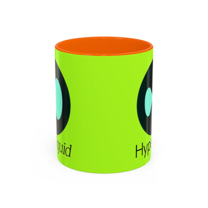 Hyperliquid Black font Green Accent Mug by cypherpunkgear.com