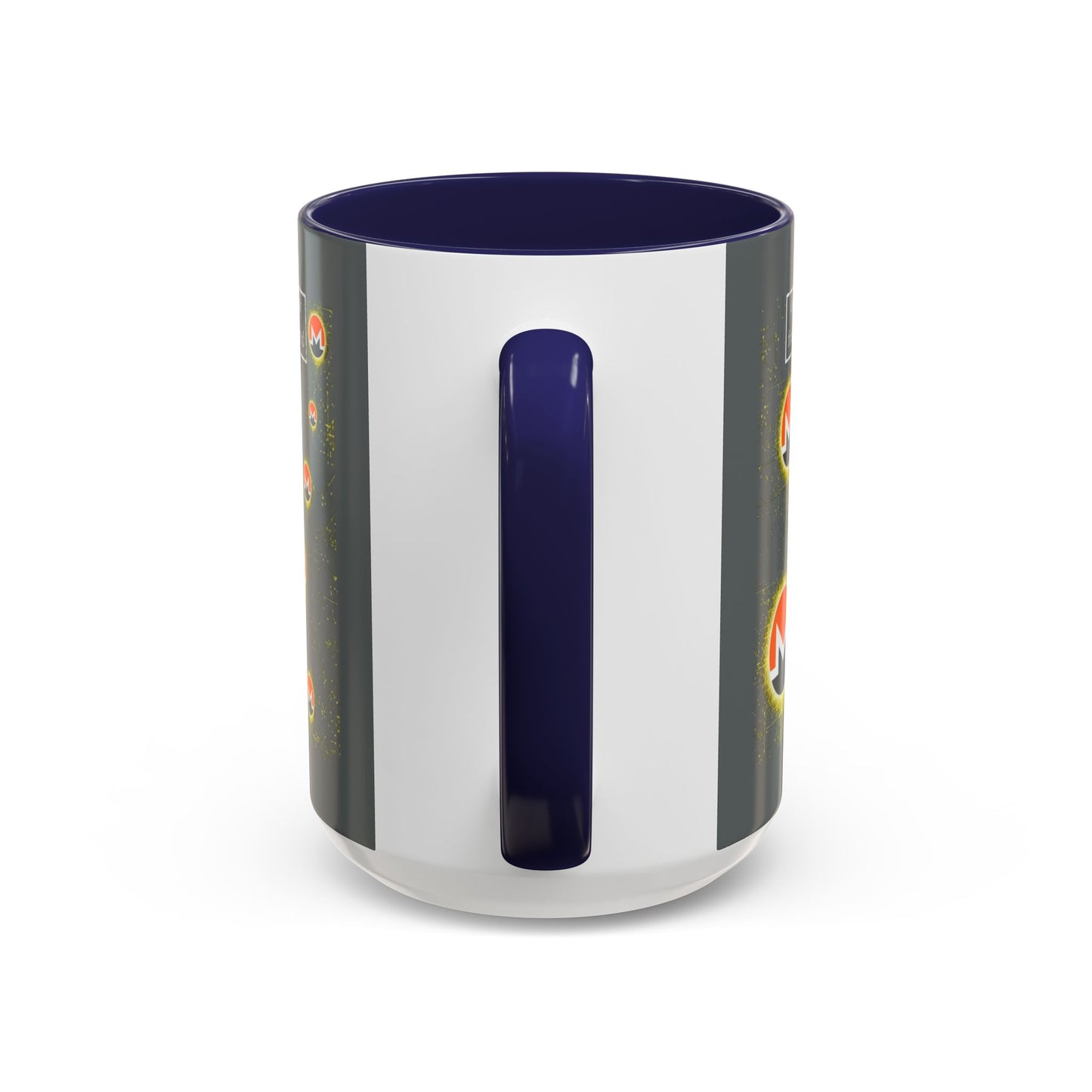 Monero (XMR) don't assume your freedoms are assured Grey Accent Mug by cypherpunkgear.com