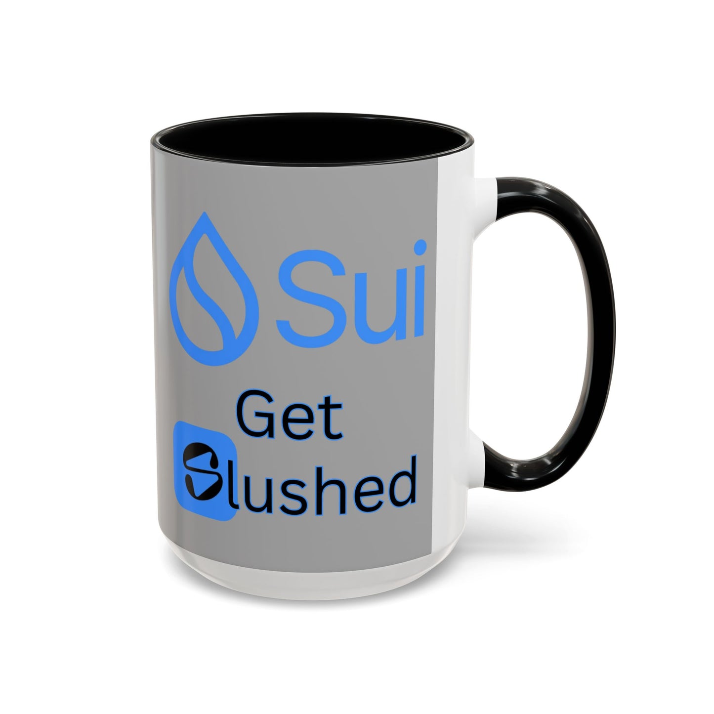 Sui: Get Slushed Grey Accent Mug by cypherpunkgear.com