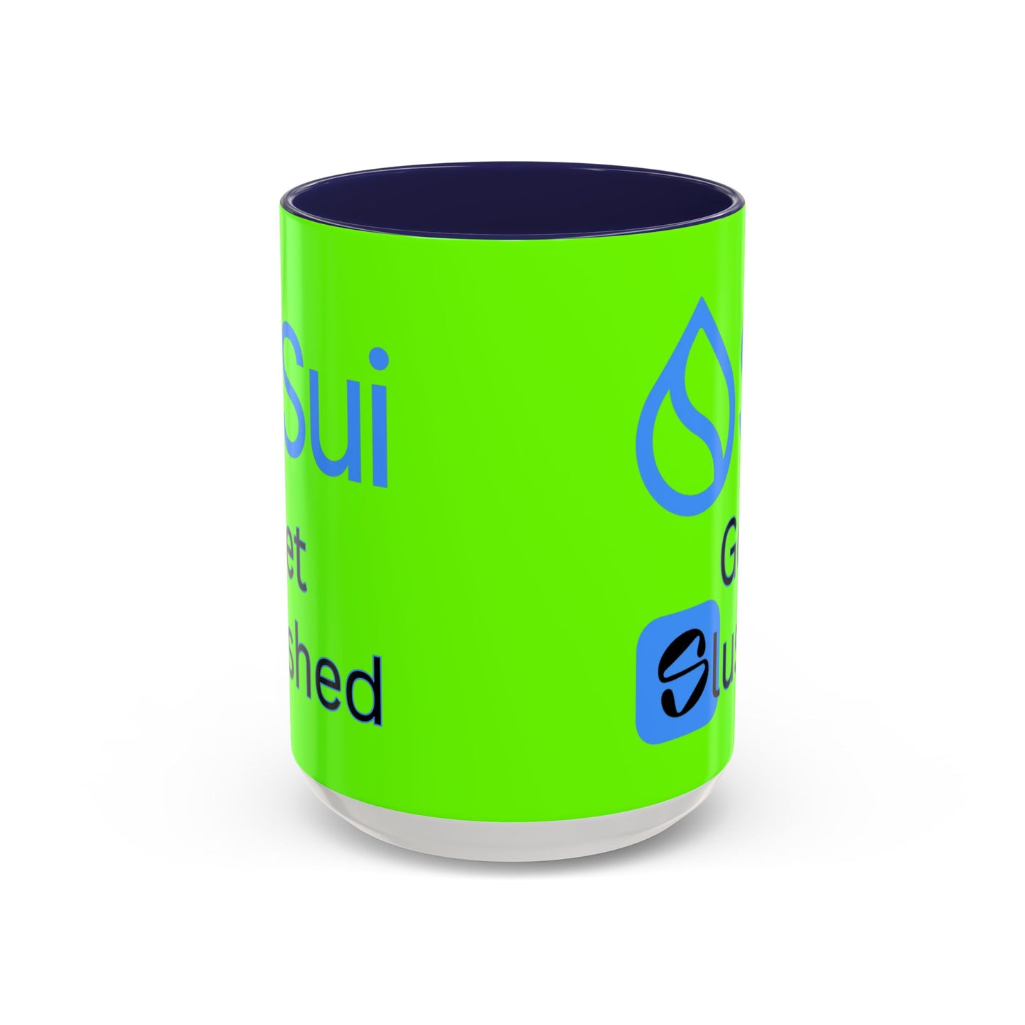 Sui: Get Slushed Green Accent Mug by cypherpunkgear.com