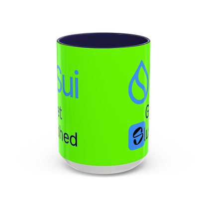 Sui: Get Slushed Green Accent Mug by cypherpunkgear.com