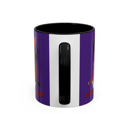 Is it Samhain yet? Dark Purple Accent Mug by CreepyCrafts.boo